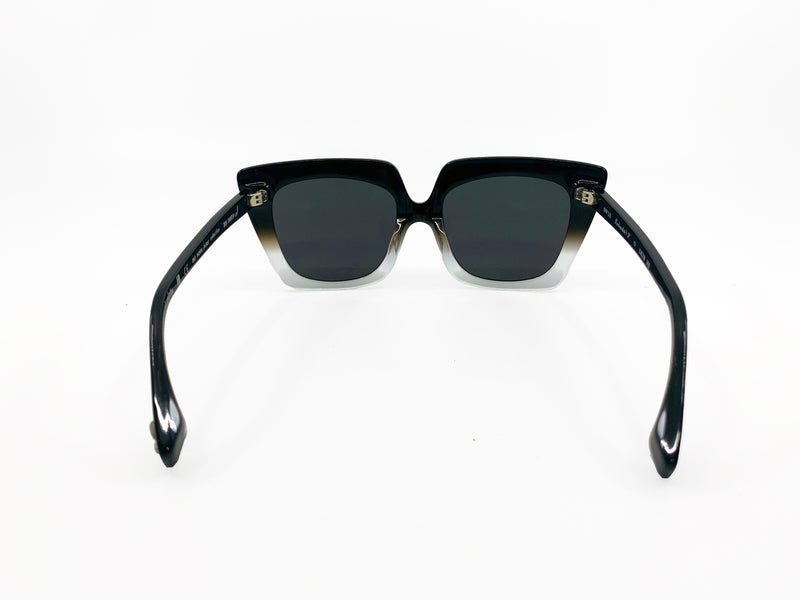 Yi-ming X Big Horn Butterfly Black + Crystal Sunglasses