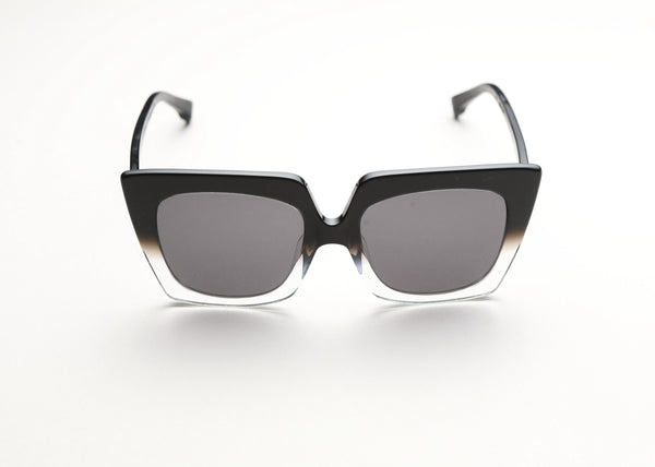 Yi-ming X Big Horn Butterfly Black + Crystal Sunglasses