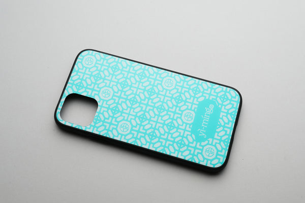 Phoenix Signature Print iPhone Case (Aqua)