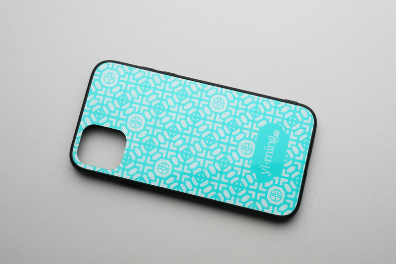 Phoenix Signature Print iPhone Case (Aqua)